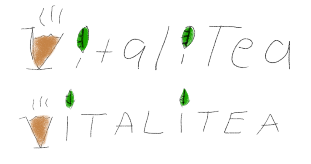 VitaliTea Logo Sketches